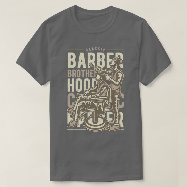 Camiseta Barber Brotherhood 16 (Diseño del anverso)