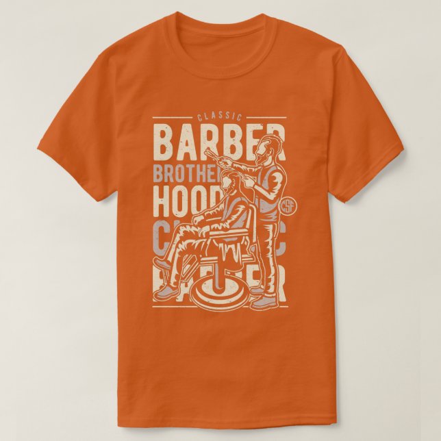 Camiseta Barber Brotherhood 21 (Diseño del anverso)