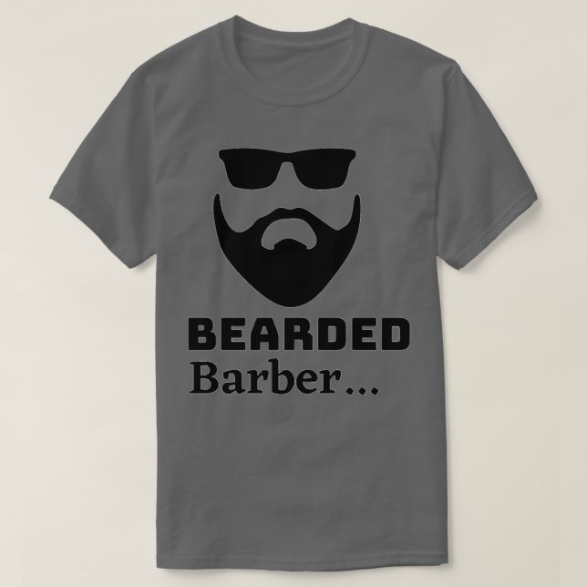 Camiseta Barber con barba (Diseño del anverso)