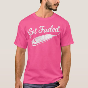 Camiseta Barber con problemas de vintage recibe cola de gui