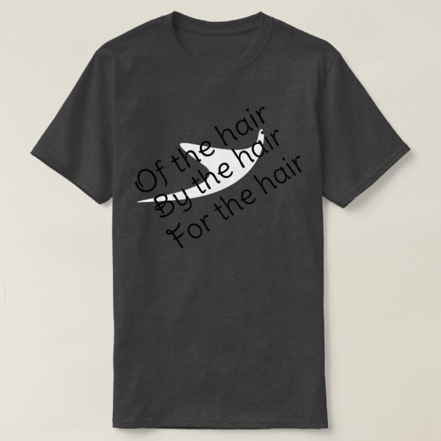 Camiseta Barber de eslogan a barber divertido (Diseño del anverso)