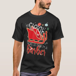Camiseta Barber De navidades Para Hairstylist Hairdresser H
