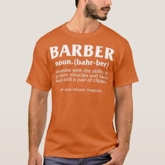 Camiseta Barber Defenition Hair Stylist Gift