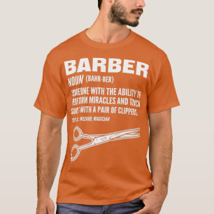 Camiseta Barber Definition Barber Gift Para La Barba De Hai