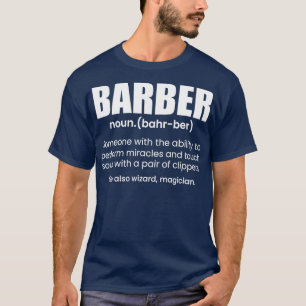 Camiseta Barber Definition Noun