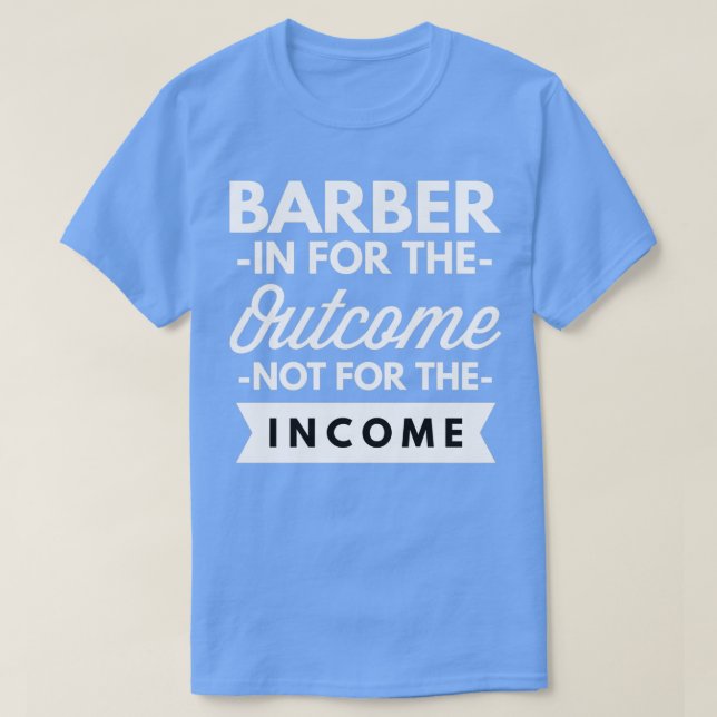 Camiseta Barber en busca del resultado (Diseño del anverso)