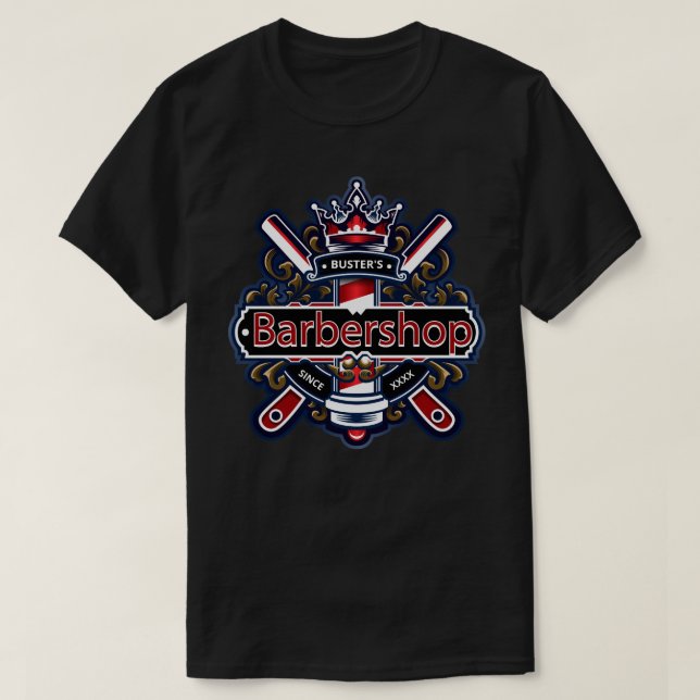 Camiseta Barber estadounidense (Diseño del anverso)