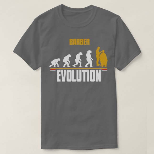 Camiseta Barber Evolution Classic TShirt (Diseño del anverso)