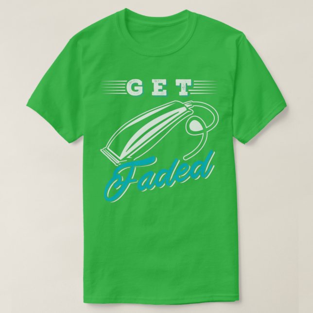 Camiseta Barber Faded (Diseño del anverso)