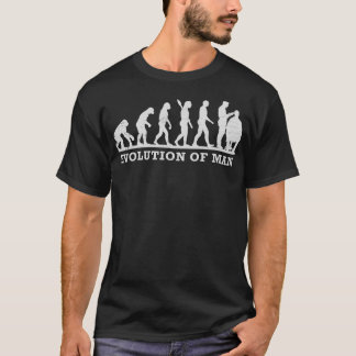 Camiseta Barber Funny Evolution of Man