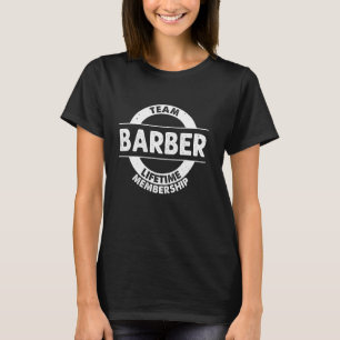 Camiseta Barber Funny Surname Family Tree Birday Reunion