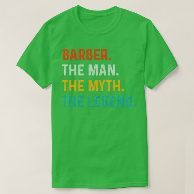 Camiseta Barber Gift idea Classic TShirt (Diseño del anverso)