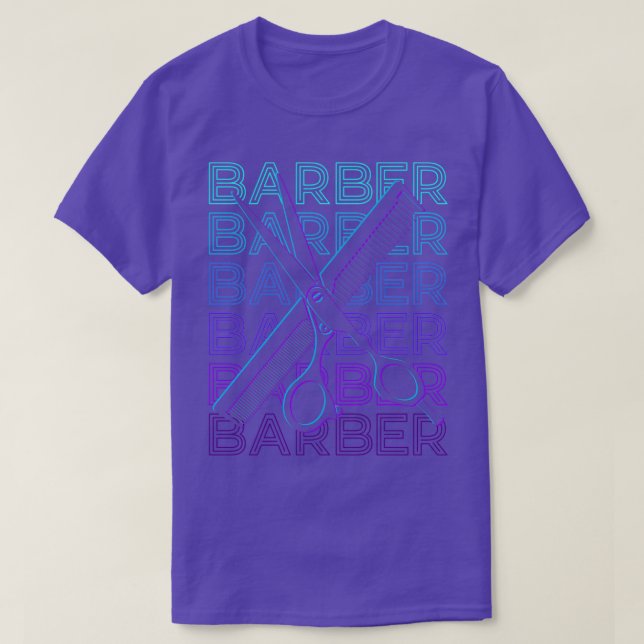 Camiseta Barber Hair Sylist Hairstylist Retro Barber Regalo (Diseño del anverso)