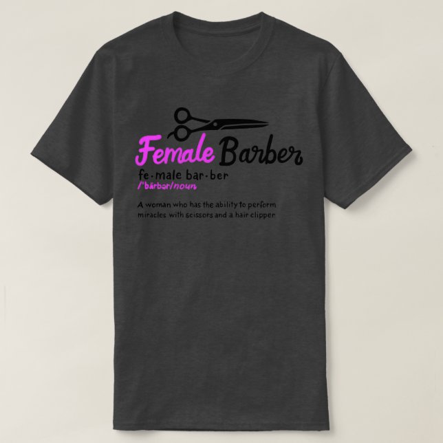 Camiseta Barber Hairdresser Hairstylist Hair Salon Gift 1 (Diseño del anverso)