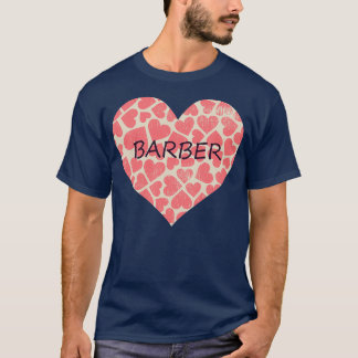 Camiseta Barber Heart I love my barber