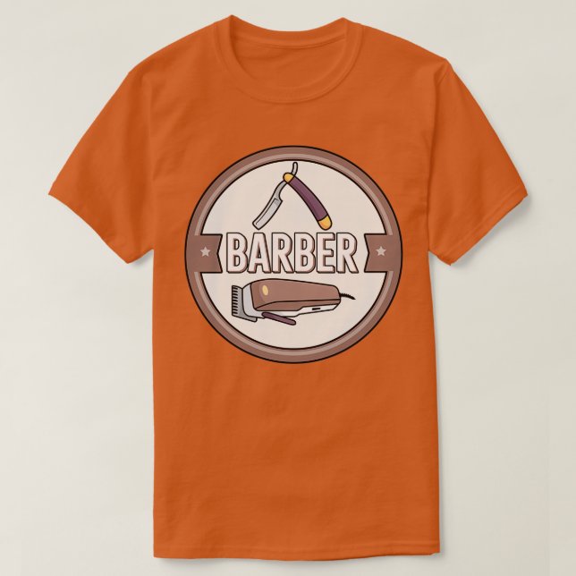Camiseta Barber Herren Friseur Barber Babier Barbershop Fri (Diseño del anverso)