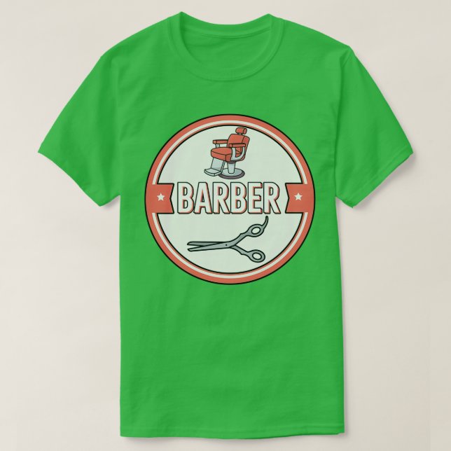 Camiseta Barber Herren Friseur Barber Babier Barbershop Fri (Diseño del anverso)