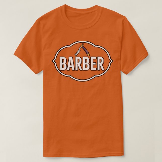 Camiseta Barber Herren Friseur Barber Babier Barbershop Fri (Diseño del anverso)