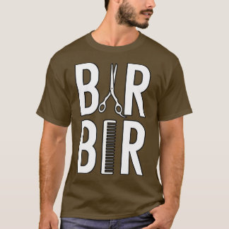 Camiseta Barber Herren Friseur Barber Babier Barbershop Fri