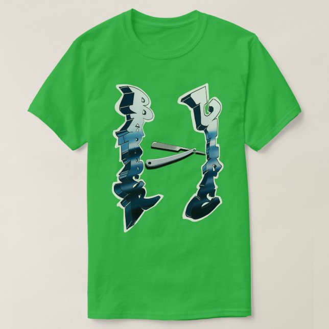 Camiseta Barber Life Classic TShirt (Diseño del anverso)