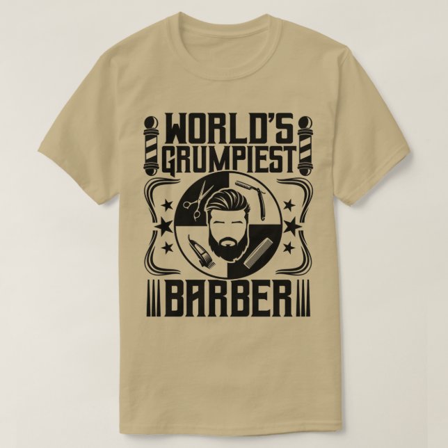 Camiseta Barber más malhumorado de los 27 de Worldx 1 (Diseño del anverso)