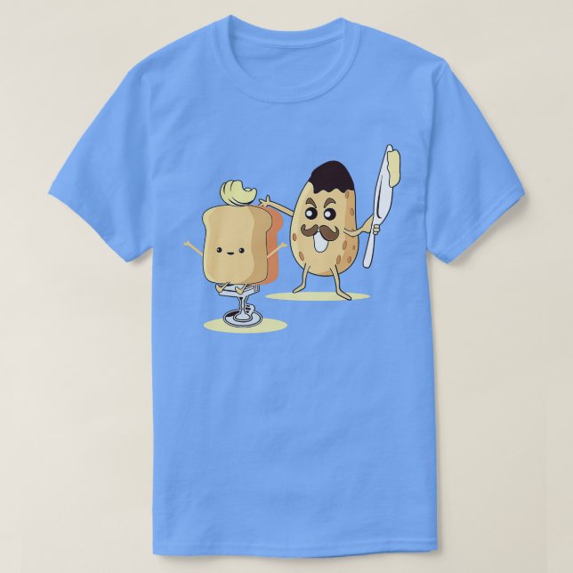Camiseta Barber Pun Potato Bread Butter (Diseño del anverso)