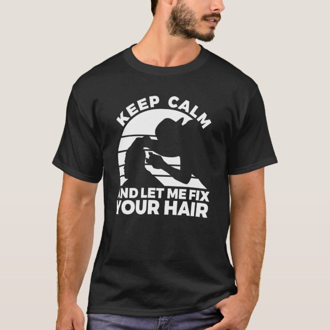 Camiseta Barber Quote For A Sarcastic Hairdresser 4 (Anverso)