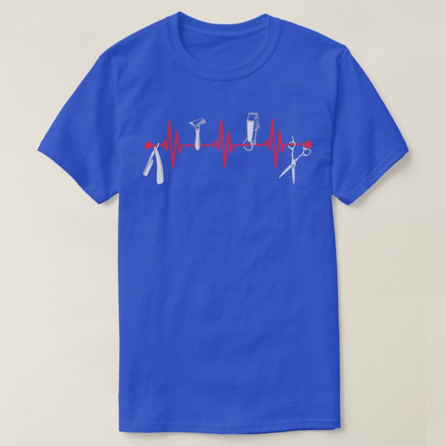Camiseta Barber Quote Retro Barber Tools Lifeline (Diseño del anverso)