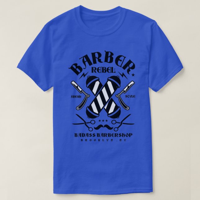 Camiseta Barber Rebel II (Diseño del anverso)