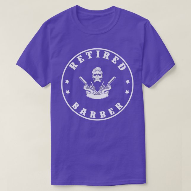 Camiseta Barber retirado TShirt (Diseño del anverso)