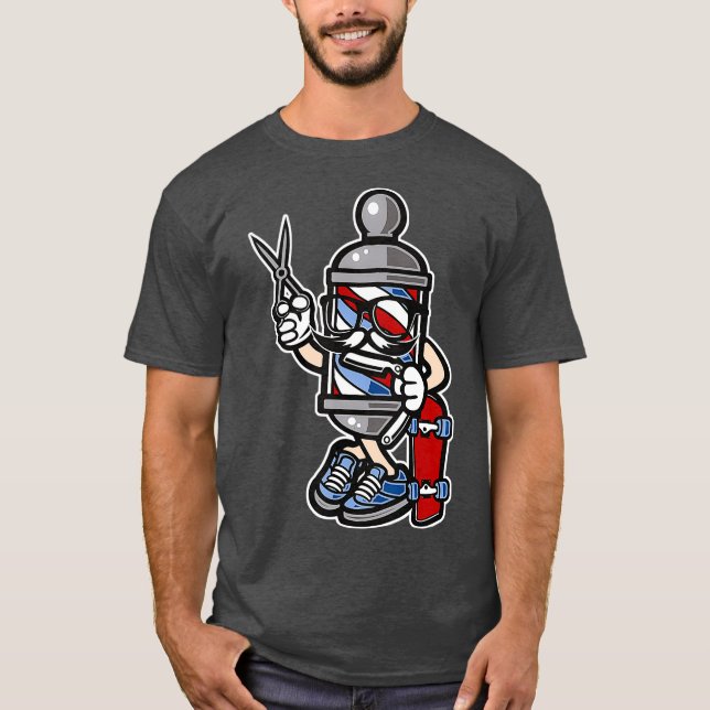 Camiseta Barber s for men (Anverso)