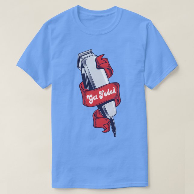Camiseta Barber se desvanece (Diseño del anverso)