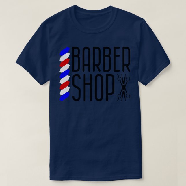 Camiseta Barber Shop (Diseño del anverso)