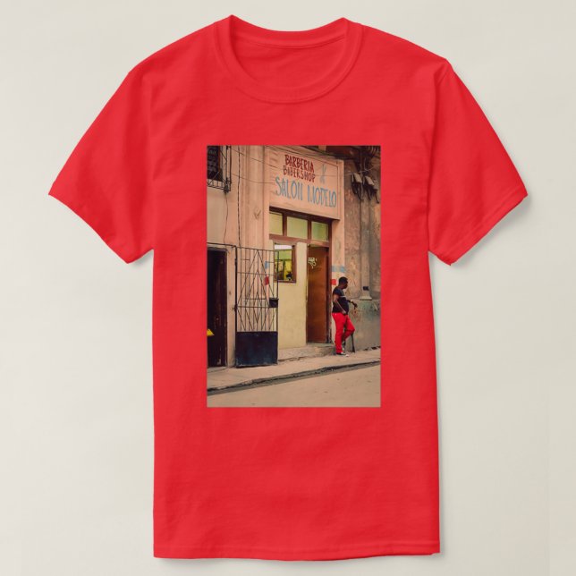 Camiseta Barber Shop 22 (Diseño del anverso)