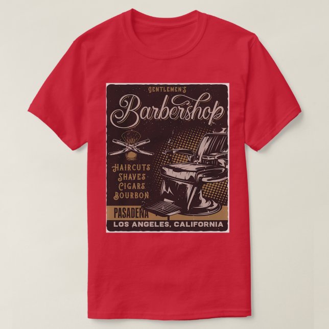 Camiseta Barber Shop 3 Classic TShirt (Diseño del anverso)