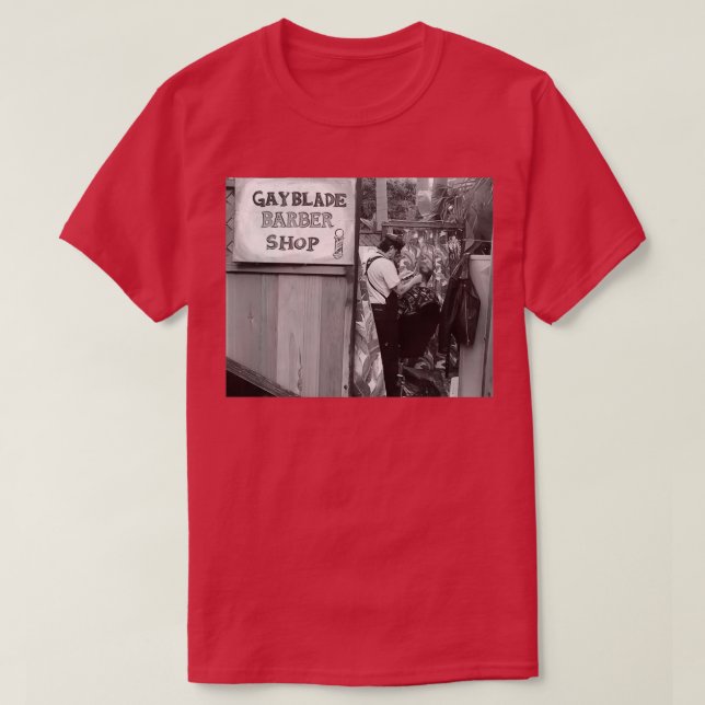 Camiseta Barber Shop 62 (Diseño del anverso)