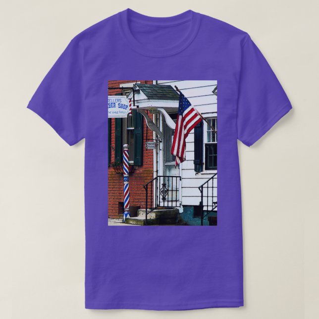 Camiseta Barber Shop Entrance (Diseño del anverso)