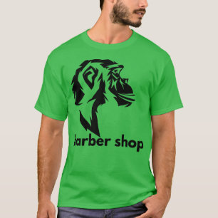 Camiseta Barber Shop Estilo de barbacoa Moda de Barbería Bl