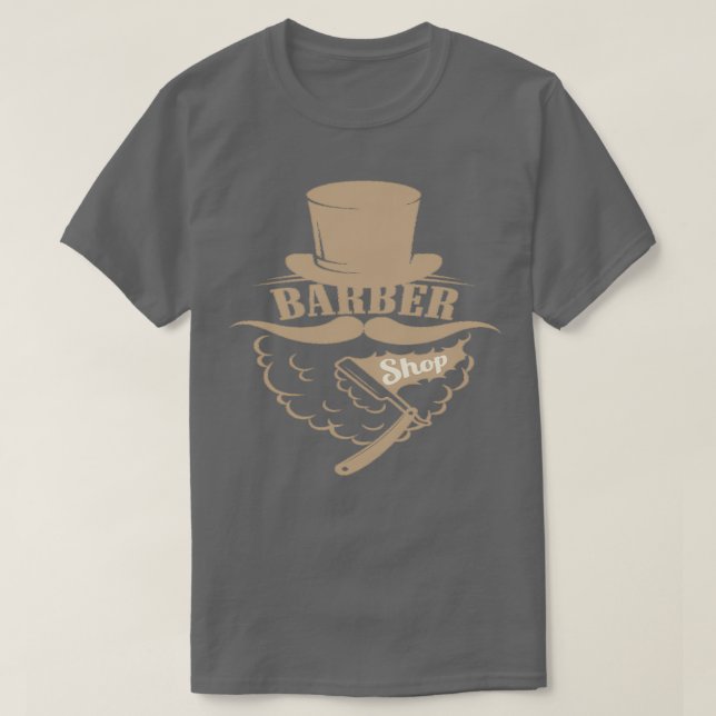 Camiseta Barber Shop Man (Diseño del anverso)
