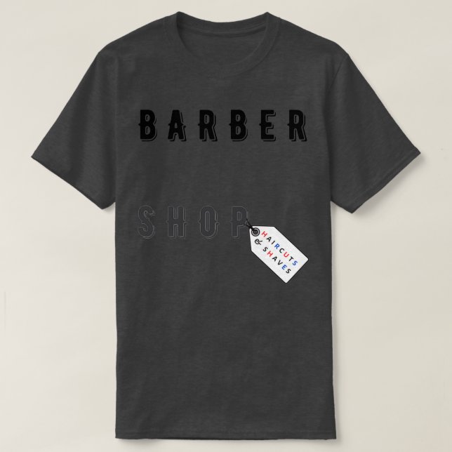 Camiseta Barber Shop Mood Hairstyle Moda Stylist Barber (Diseño del anverso)