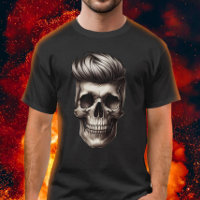 Barber Skull Fashion Man Hair style Barber Shop