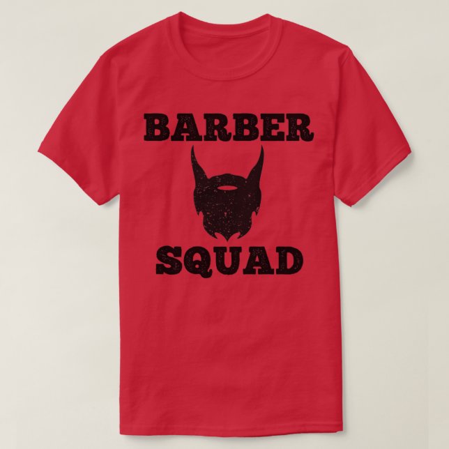 Camiseta Barber Squad (Diseño del anverso)