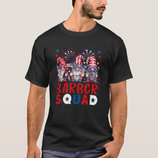 Camiseta Barber Squad 4 De Julio La Bandera Estadounidense