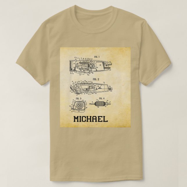 Camiseta Barber Trimmer vintage (Diseño del anverso)