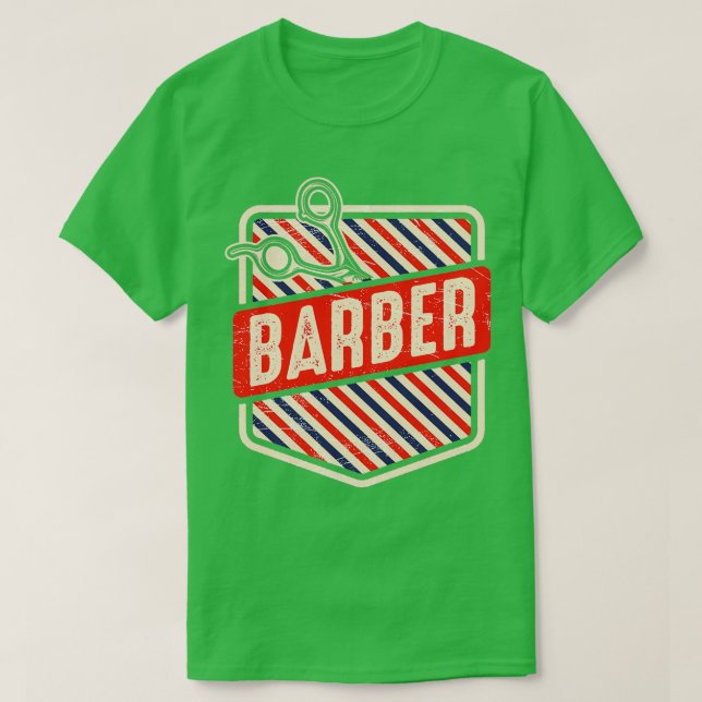 Camiseta Barber Vintage 2 (Diseño del anverso)