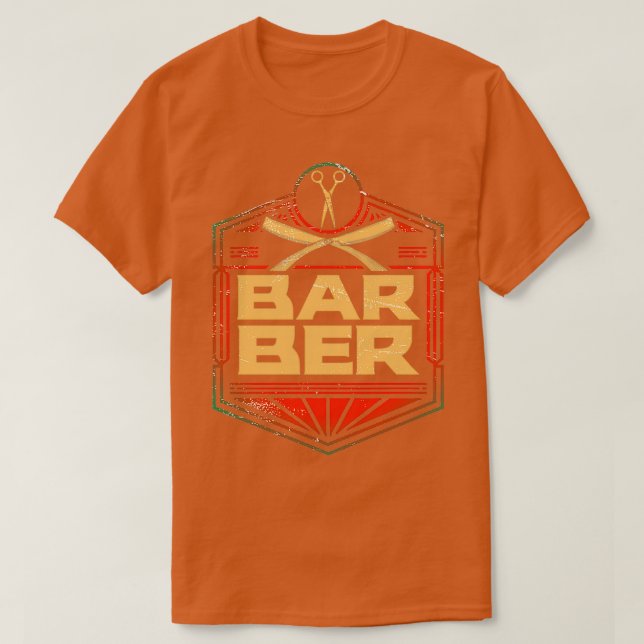 Camiseta Barber Vintage 4 (Diseño del anverso)