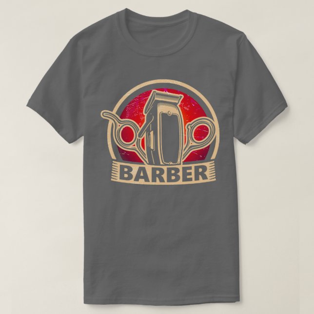 Camiseta Barber Vintage 8 (Diseño del anverso)