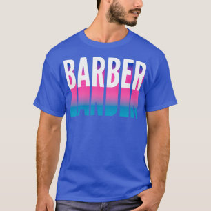 Camiseta Barber With Long Gradient Shadow 1