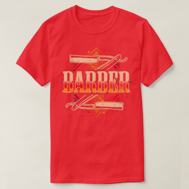 Camiseta Barber Work (Diseño del anverso)