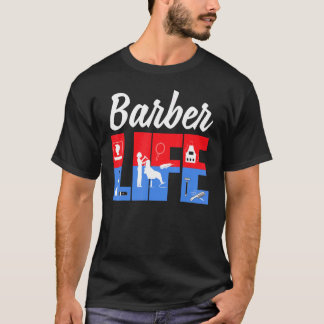 Camiseta Barbereños Cita Cosas Hairstylist Life Pole Stube